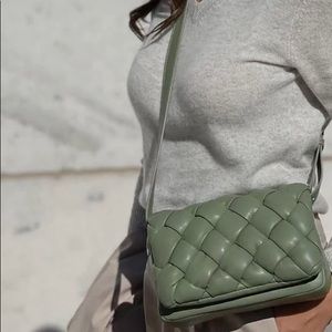 JW Pei maze bag crossbody - sage green